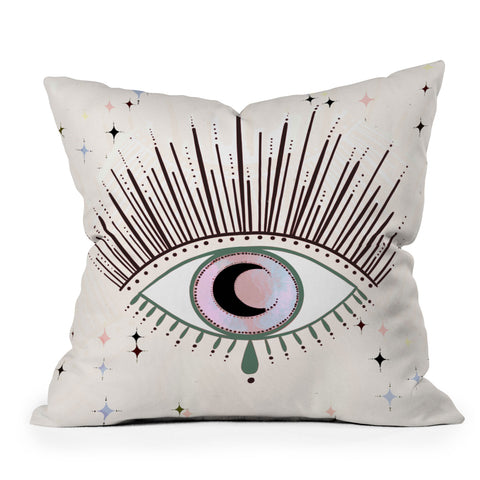 RosebudStudio Keep looking Outdoor Throw Pillow