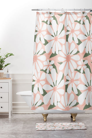 RosebudStudio Keep Reaching Shower Curtain And Mat