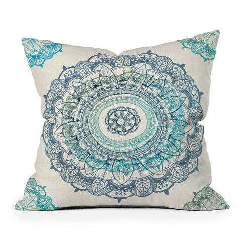 RosebudStudio Mandala Outdoor Throw Pillow