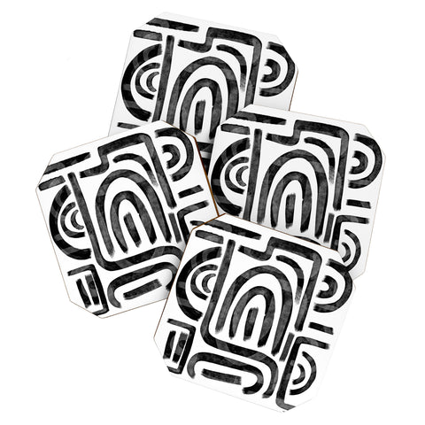 RosebudStudio Minimal feels Coaster Set