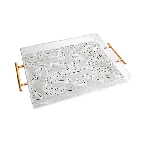 RosebudStudio Picking flowers for you Acrylic Tray