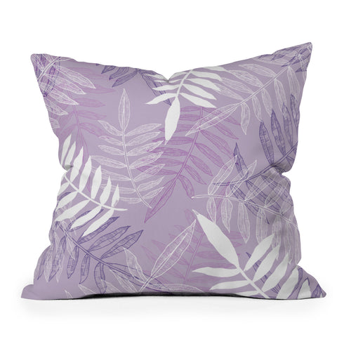 RosebudStudio Purple Vibes Outdoor Throw Pillow
