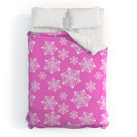RosebudStudio Snowflakes season Duvet Cover
