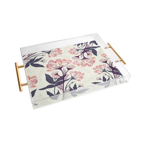 RosebudStudio Spring Harmony Acrylic Tray