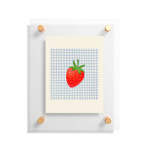 RosebudStudio Strawberry Sunshine Floating Acrylic Print