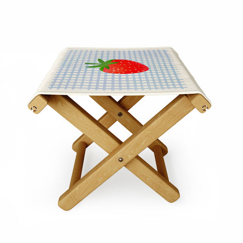 RosebudStudio Strawberry Sunshine Folding Stool