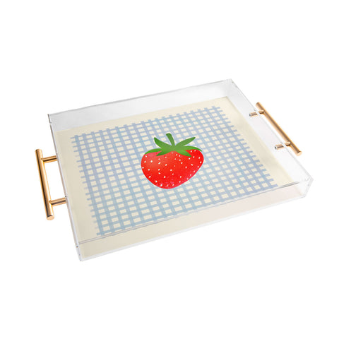 RosebudStudio Strawberry Sunshine Acrylic Tray
