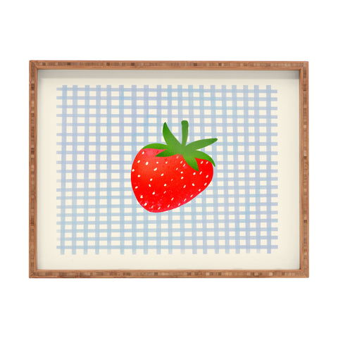 RosebudStudio Strawberry Sunshine Rectangular Tray