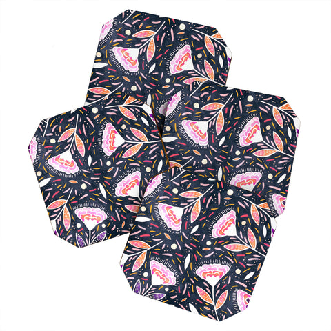 RosebudStudio Take a walk Coaster Set