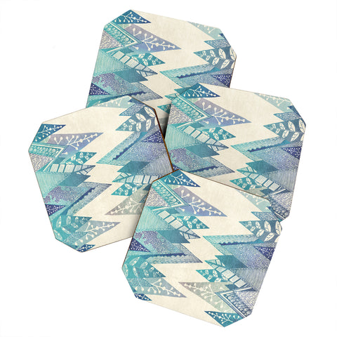 RosebudStudio Take Me To The Mountains Coaster Set