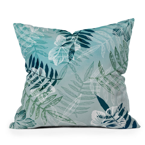 RosebudStudio Tropical Fade Outdoor Throw Pillow
