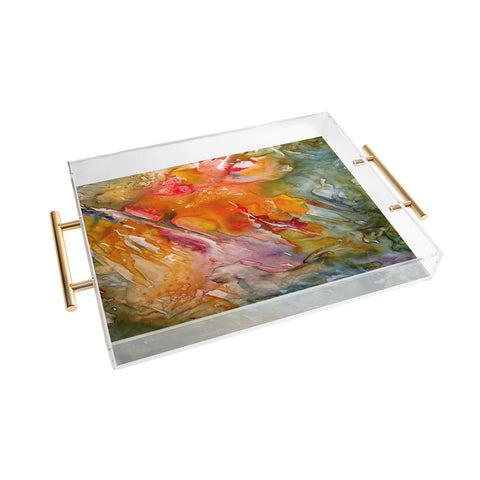 Rosie Brown Abstract 3 Acrylic Tray