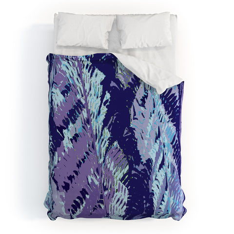 Rosie Brown Amethyst Ferns Duvet Cover
