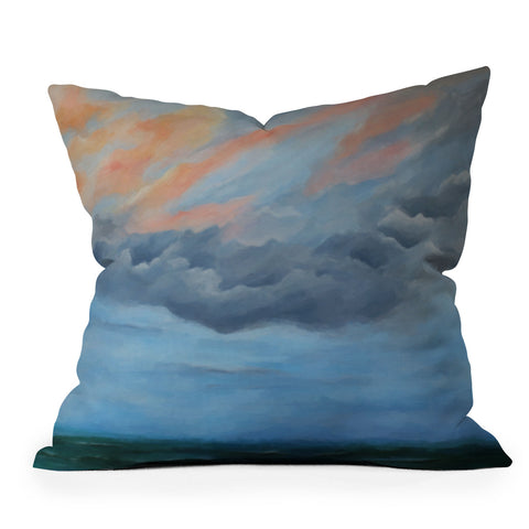 Rosie Brown And Then It Rained Outdoor Throw Pillow