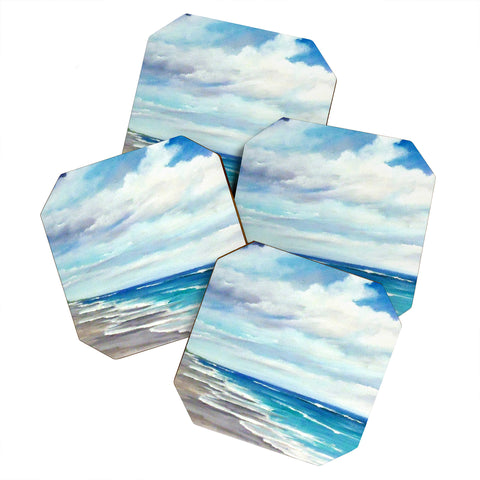 Rosie Brown Beach 1 Coaster Set
