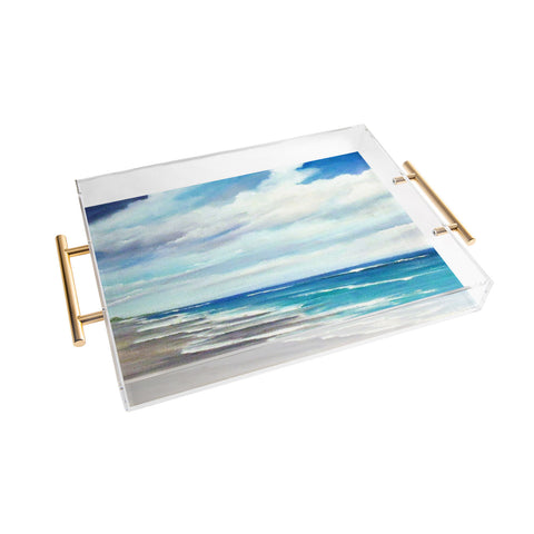 Rosie Brown Beach 1 Acrylic Tray