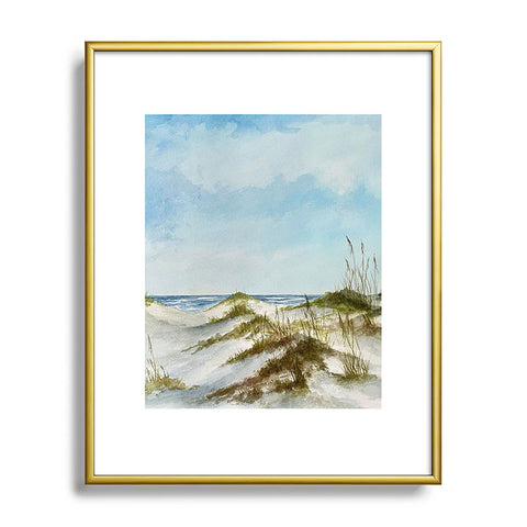 Rosie Brown Beyond the Dunes Metal Framed Art Print