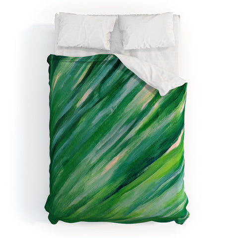 Rosie Brown Blades Of Grass Duvet Cover