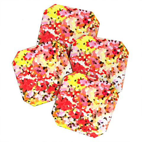 Rosie Brown Blooms Coaster Set