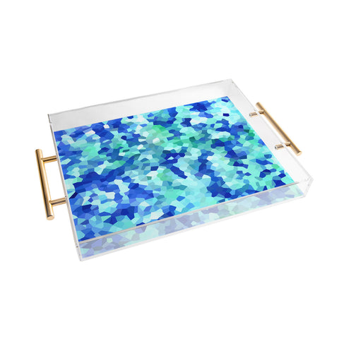 Rosie Brown Blue Chips Acrylic Tray