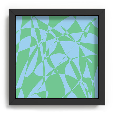 Rosie Brown Blue Doodle Recessed Framing Square