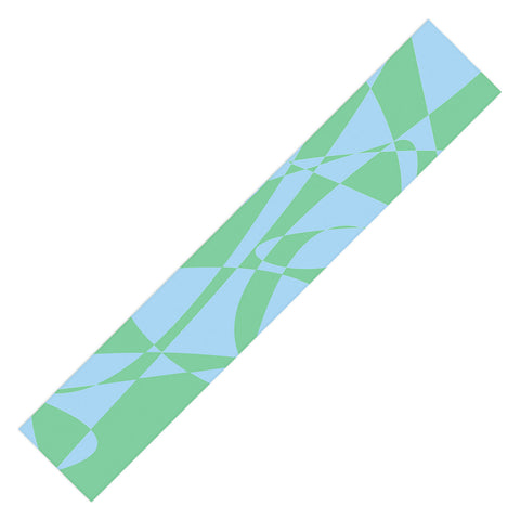 Rosie Brown Blue Doodle Table Runner