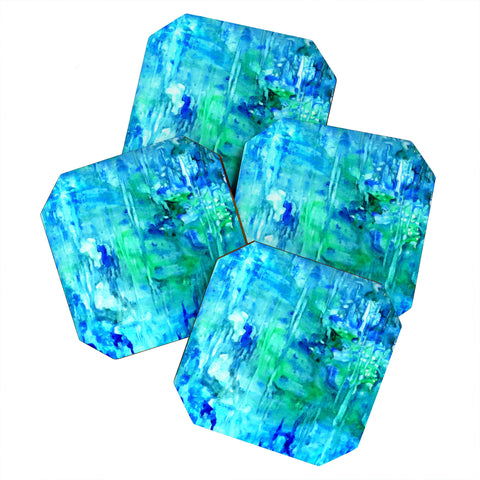 Rosie Brown Blue Grotto Coaster Set