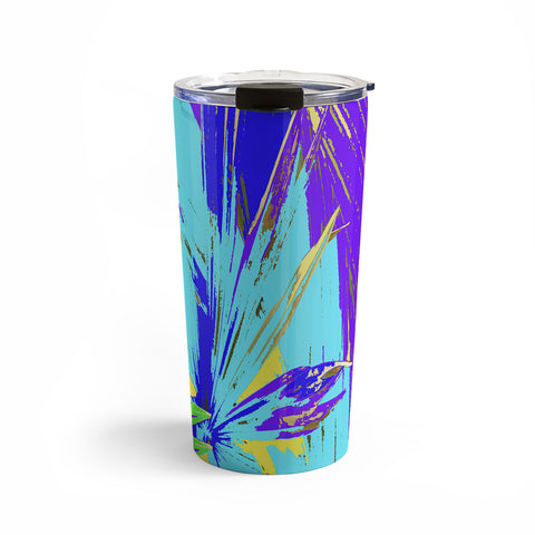 Rosie Brown Blue Palms 1 Travel Mug
