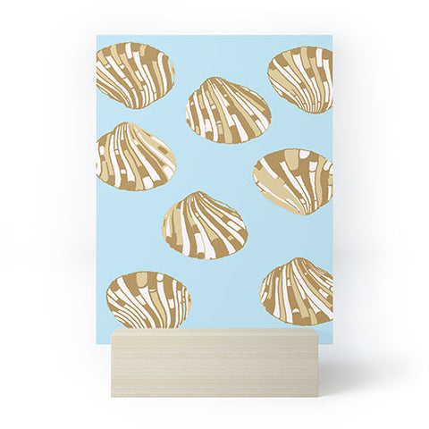 Rosie Brown BlueScallops Mini Art Print