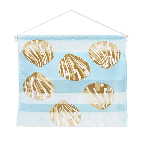 Rosie Brown BlueScallops Wall Hanging Landscape