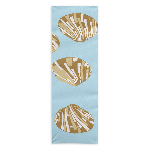Rosie Brown BlueScallops Yoga Towel