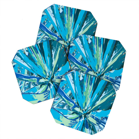 Rosie Brown Bursting Bromeliad Coaster Set