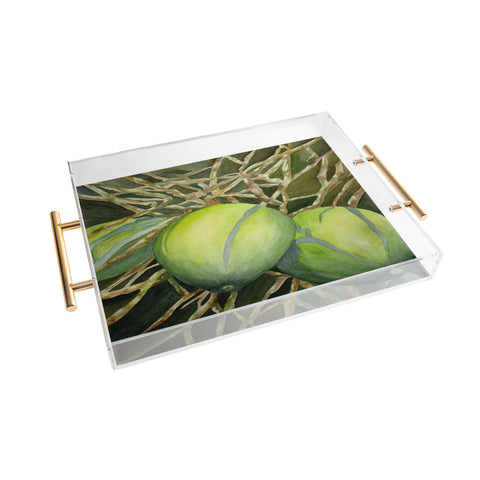 Rosie Brown Coconuts Cuddling Acrylic Tray