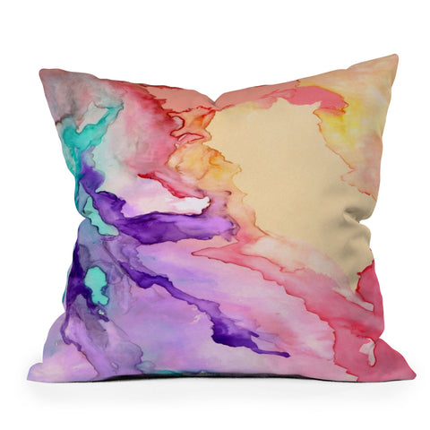 Rosie Brown Color My World Outdoor Throw Pillow