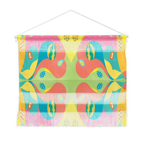 Rosie Brown Color Symmetry Wall Hanging Landscape