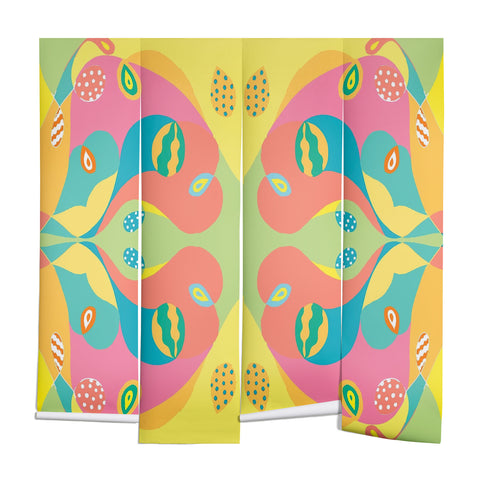 Rosie Brown Color Symmetry Wall Mural