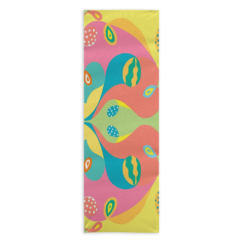 Rosie Brown Color Symmetry Yoga Towel