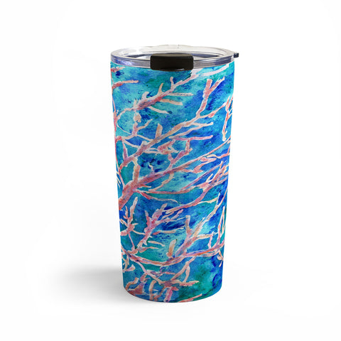 Rosie Brown Coral Fan Travel Mug
