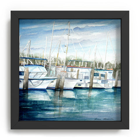 Rosie Brown Dinner Key Marina Recessed Framing Square