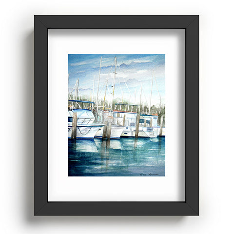 Rosie Brown Dinner Key Marina Recessed Framing Rectangle