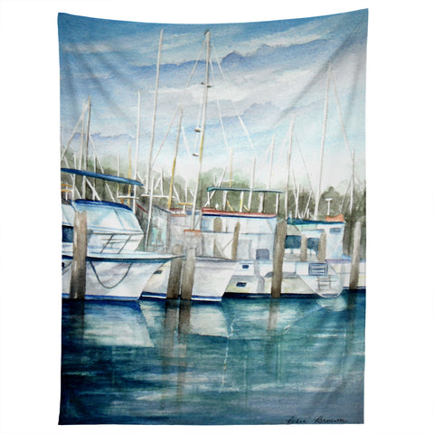 Rosie Brown Dinner Key Marina Tapestry