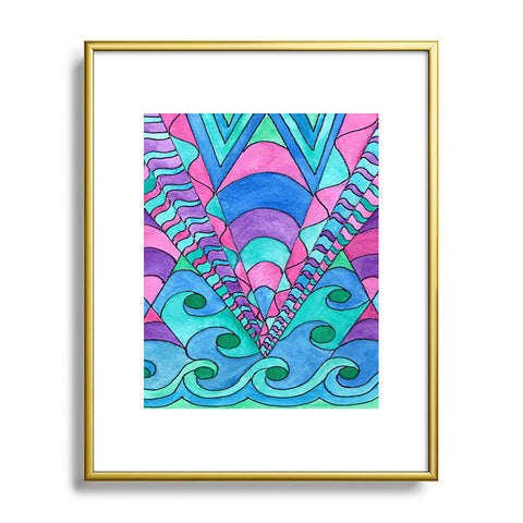 Rosie Brown Divine Deco Metal Framed Art Print