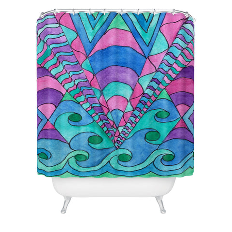 Rosie Brown Divine Deco Shower Curtain