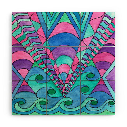 Rosie Brown Divine Deco Wood Wall Mural