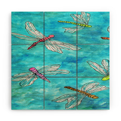 Rosie Brown DragonFly Wood Wall Mural