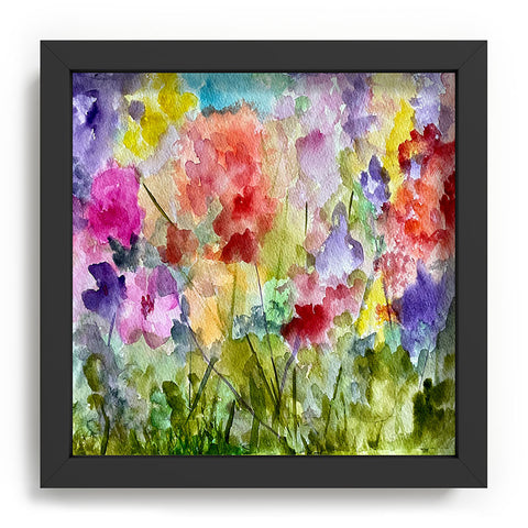 Rosie Brown Fabulous Flowers Recessed Framing Square