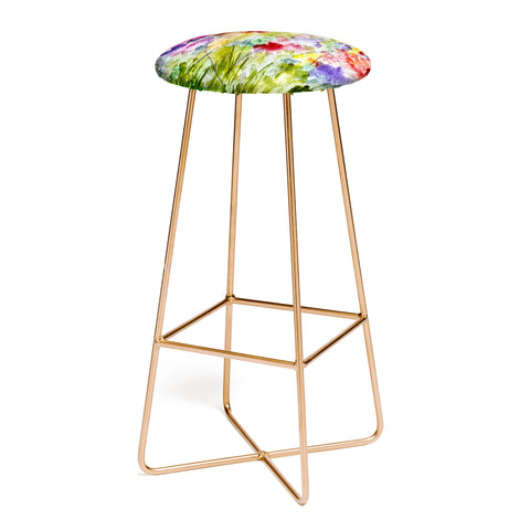Rosie Brown Fabulous Flowers Bar Stool