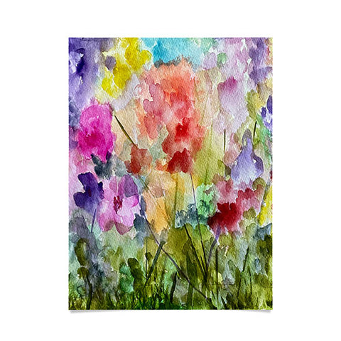 Rosie Brown Fabulous Flowers Poster