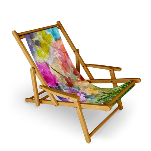 Rosie Brown Fabulous Flowers Sling Chair