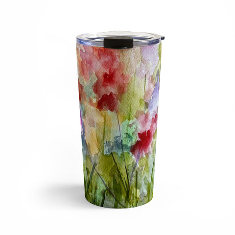 Rosie Brown Fabulous Flowers Travel Mug